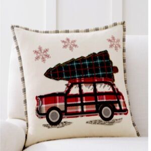 All The Way Home Embroidered Pillow
Cover, 20" Used cover only